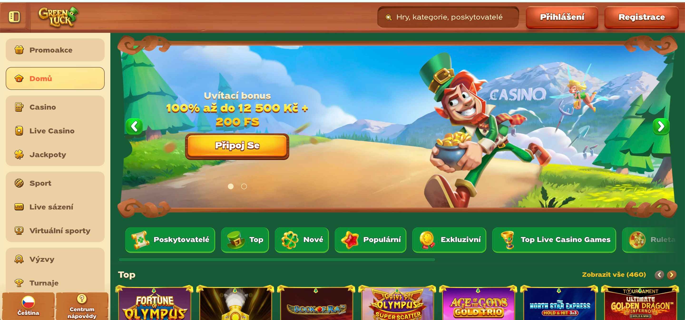 Greenluck casino – recenze (2026)